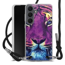 New Carry Case Transparent Stoff schwarz/silber