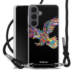 New Carry Case Transparent Stoff schwarz/silber