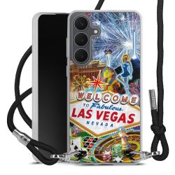 New Carry Case Transparent Stoff schwarz/silber