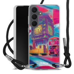 New Carry Case Transparent Stoff schwarz/silber