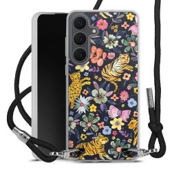 New Carry Case Transparent Stoff schwarz/silber