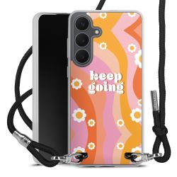 New Carry Case Transparent Stoff schwarz/silber