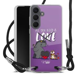 Carry Case Stoff schwarz/silber