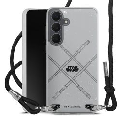 New Carry Case Transparent Stoff schwarz/silber