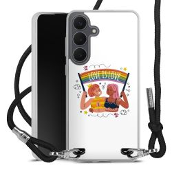 New Carry Case Transparent Stoff schwarz/silber