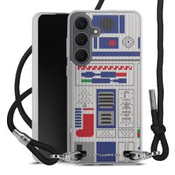 New Carry Case Transparent Stoff schwarz/silber