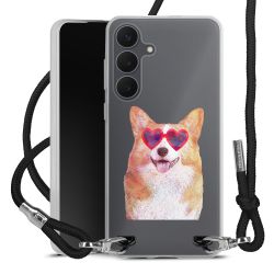 New Carry Case Transparent Stoff schwarz/silber