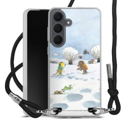 New Carry Case Transparent Stoff schwarz/silber