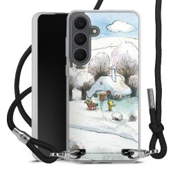 New Carry Case Transparent Stoff schwarz/silber