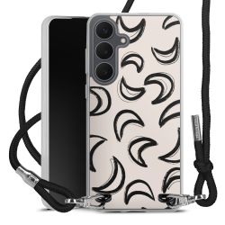 New Carry Case Transparent Stoff schwarz/silber