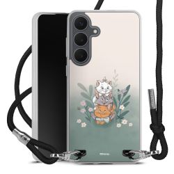 New Carry Case Transparent Stoff schwarz/silber