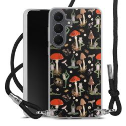 New Carry Case Transparent Stoff schwarz/silber