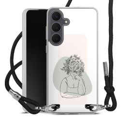 New Carry Case Transparent Stoff schwarz/silber