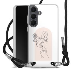 New Carry Case Transparent Stoff schwarz/silber