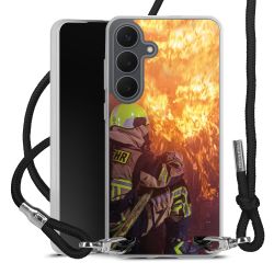 New Carry Case Transparent Stoff schwarz/silber