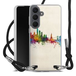 New Carry Case Transparent Stoff schwarz/silber