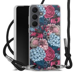 New Carry Case Transparent Stoff schwarz/silber