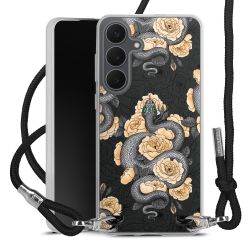 New Carry Case Transparent Stoff schwarz/silber