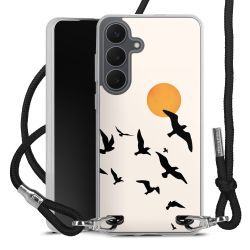 New Carry Case Transparent Stoff schwarz/silber