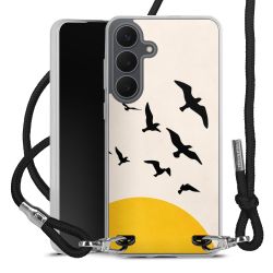 New Carry Case Transparent Stoff schwarz/silber