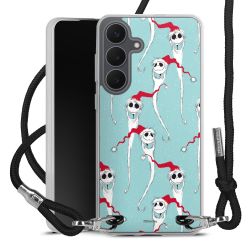 New Carry Case Transparent Stoff schwarz/silber