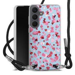 New Carry Case Transparent Stoff schwarz/silber