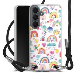 New Carry Case Transparent Stoff schwarz/silber