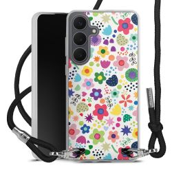 New Carry Case Transparent Stoff schwarz/silber