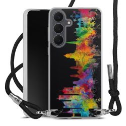 New Carry Case Transparent Stoff schwarz/silber