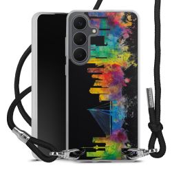 New Carry Case Transparent Stoff schwarz/silber