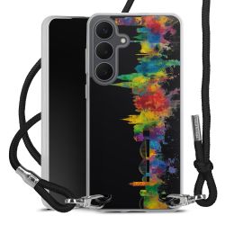 New Carry Case Transparent Stoff schwarz/silber