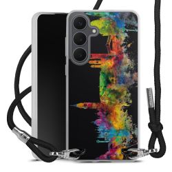 New Carry Case Transparent Stoff schwarz/silber