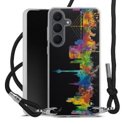 New Carry Case Transparent Stoff schwarz/silber