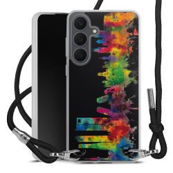 New Carry Case Transparent Stoff schwarz/silber