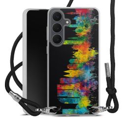 New Carry Case Transparent Stoff schwarz/silber