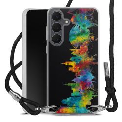 New Carry Case Transparent Stoff schwarz/silber