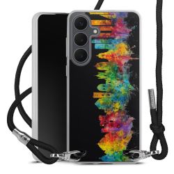 New Carry Case Transparent Stoff schwarz/silber