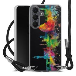 New Carry Case Transparent Stoff schwarz/silber