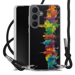 New Carry Case Transparent Stoff schwarz/silber