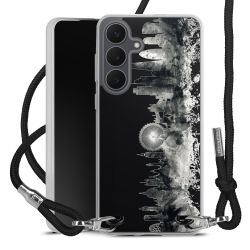 New Carry Case Transparent Stoff schwarz/silber