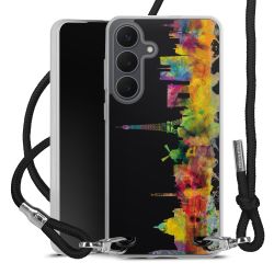 New Carry Case Transparent Stoff schwarz/silber