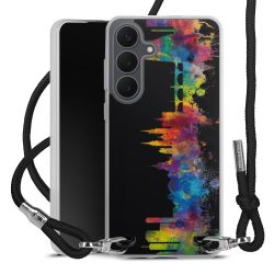 New Carry Case Transparent Stoff schwarz/silber