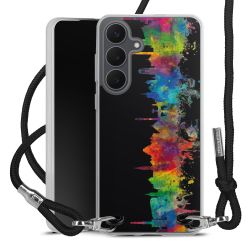 New Carry Case Transparent Stoff schwarz/silber