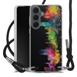 New Carry Case Transparent Stoff schwarz/silber