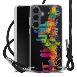 New Carry Case Transparent Stoff schwarz/silber