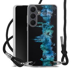 New Carry Case Transparent Stoff schwarz/silber