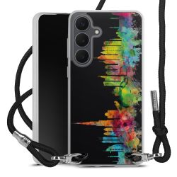 New Carry Case Transparent Stoff schwarz/silber