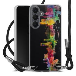 New Carry Case Transparent Stoff schwarz/silber