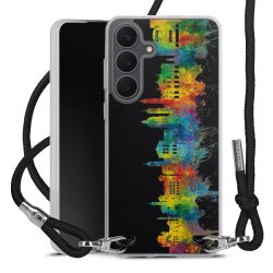 New Carry Case Transparent Stoff schwarz/silber