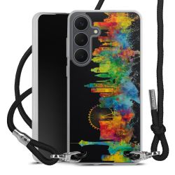 New Carry Case Transparent Stoff schwarz/silber